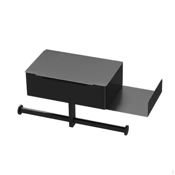 Двойной держатель для бумажных полотенец, диспенсер для влажных салфеток, органайзер для туалетной бумаги для ванной комнаты