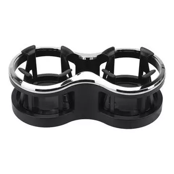 Двойной держатель для бутылок, органайзер для очков, телефона, автомобильная стеклянная стойка, автомобильный Стайлинг, автомобильный держатель для чашки, многофункциональная подставка для чашки чая, кронштейн чёрный