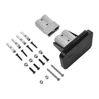 Двойной двойной кронштейн для скрытого монтажа с высокой токовой емкостью для вилки Anderson 1 комплект серый