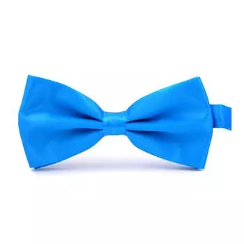 Двойной галстук-бабочка Муж. Однотонный Блестящий Повседневный Взрослые Разноцветные