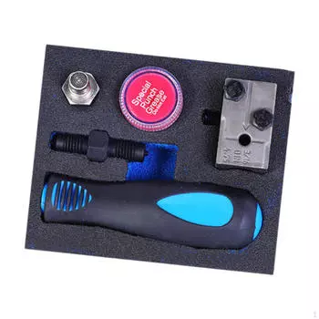 Двойной инструмент для развальцовки тормозной магистрали Premium заменяет запасные части Компактный ручной карбон