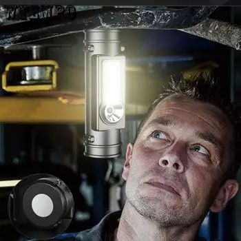 Двойной источник света Налобный фонарик Cob Перезаряжаемый фонарь для рыбалки Шахтный фонарь Бытовой портативный сильный свет Налобный фонарь Открытый прожектор