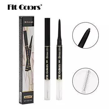 Двойной карандаш для укладки волос, автоматически вращающийся, водонепроницаемый, устойчивый к поту и долговечный карандаш для укладки бровей 01#