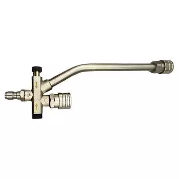 Двойной клапан для мойки высокого давления с цветной насадкой, пенный пистолет, двойной клапан B