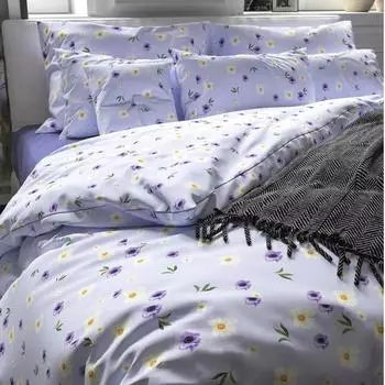 Двойной комплект пододеяльников с дикими цветами