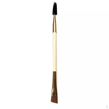 Двойной конец 15 см с бамбуковой ручкой, кисть для бровей, тушь для макияжа, косметика