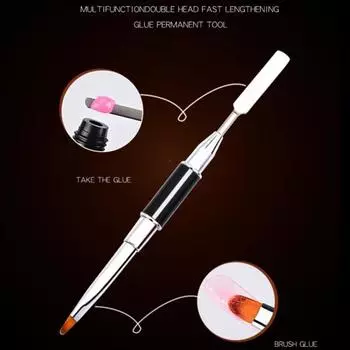 Двойной конец гвоздеотталкиватель кисти изображения покраска мягкая головка кисть удлинитель быстрое построение покраска строитель