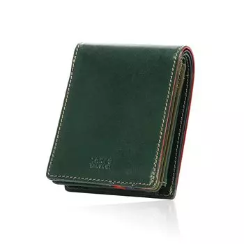 Двойной кошелек из натуральной кожи Area 266616 Зеленый для наших [Takeokikuchi] Мужской [05] (Компания с ограниченной ответственностью)