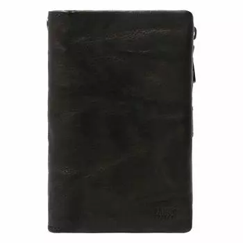 Двойной кошелек из натуральной кожи Oyster Limited Color 720625 Двойной кошелек Складной кошелек Складной кошелек из овечьей кожи Черный [Takeokikuchi] Мужской [01]