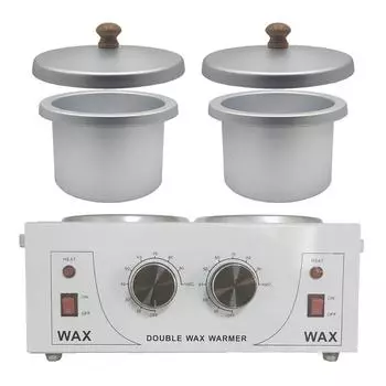 Двойной котел для удаления волос, аппарат для плавления воска, инструмент для удаления волос, аппарат для нагрева парафина, инструменты для депиляции рук и ног CHINA