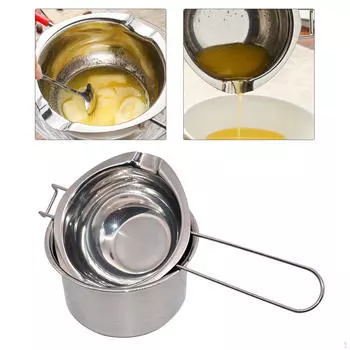 Двойной котел из нержавеющей стали для изготовления шоколада, масла и ароматических свечей