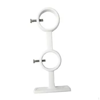 Двойной кронштейн для карниза для штор, держатель для оконной шторы для отеля White