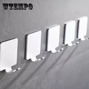 Двойной крючок Крючок для бритвы Крючок для телефонной вилки Крючок для пальто Ванная комната Двойной крючок для ванной Водонепроницаемый бесшовный крючок Простой одинарный крючок Вешалки для полотенец Кухня AA