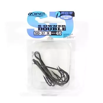 Двойной крючок Owner SD-37, размер 4/0 (1468)