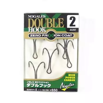 Двойной крючок Varivas Nogales с нулевым трением, размер 2 (1433)