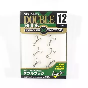 Двойной крючок Varivas Nogales с нулевым трением, размер 12 (7897)