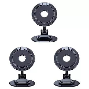Двойной магнитный автомобильный держатель для телефона с вращением на 360 градусов для приборной панели автомобиля для iPhone 15 14 D