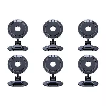 Двойной магнитный автомобильный держатель для телефона с вращением на 360 градусов для приборной панели автомобиля для iPhone 15 14 D