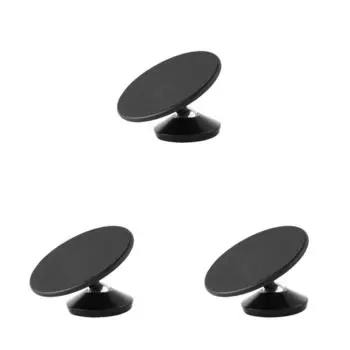 Двойной магнитный противоскользящий держатель для телефона в тренажерном зале для iPhone 14Pro Max (черный) Делавэр