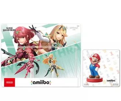 Двойной набор amiibo Smash Original с наклейкой [Хомура/Хикари] (Супер Бро. Серии) [Бонус]