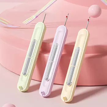 Двойной нитевдеватель и вспарыватель швов 2 в 1 устройство для удаления нити Портативный нитевдеватель 2 в 1 многофункциональный швейный инструмент One Size зелёный