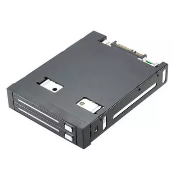 Двойной отсек для жесткого диска SATA III 2,5 дюйма, лоток для HDD и SSD, внутренний корпус для мобильной стойки, док-станция с возможностью горячей замены для настольного компьютера серебряный