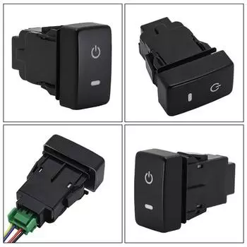 Двойной переключатель питания автомобиля, включение/выключение обогрева рулевого колеса, передний противотуманный регистратор, кнопка включения для Honda Civic 12-14 Accord CRV