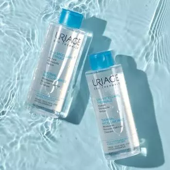 Двойной план мицеллярной очищающей воды Uriage (500мл + 500мл), Корея очищение