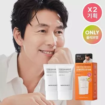 Двойной план Monsieur J Moisture Sun Essence (50 мл + 50 мл)