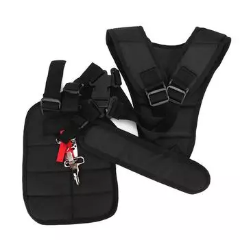 Двойной плечевой ремень, защитная панель, садовый триммер, кусторез, триммер, мягкий ремень