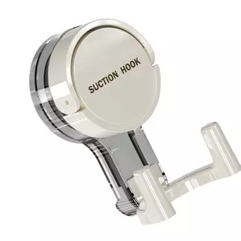 Двойной присосочный крючок без сверления, настенное крепление для ванной комнаты, кухни, полотенец, ключей, прочные водонепроницаемые конструкции из АБС-пластика белый