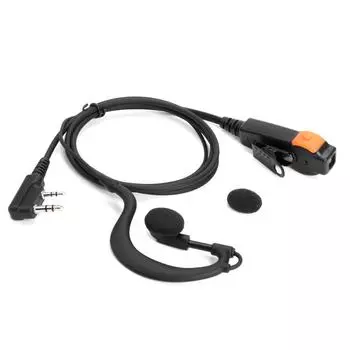 Двойной PTT K Walkie Talkie радио наушник гарнитура микрофон для Kenwood 888S TYT