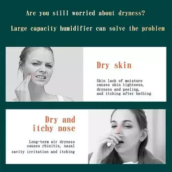 Двойной распылитель увлажнитель воздуха USB для дома, спальни, 2 л, большая емкость, бесшумный очиститель воздуха, аромадиффузор, увлажнитель для дома, автомобиля, офиса