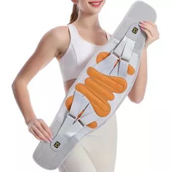 Двойной регулируемый поясничный поддерживающий пояс для подъема искьи на работе M