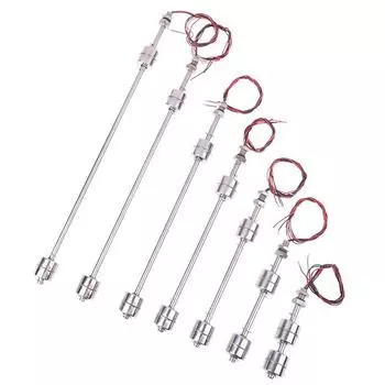 Двойной шариковый поплавковый выключатель из нержавеющей стали, контроллер бассейна, датчик уровня воды и расхода жидкости 100MM