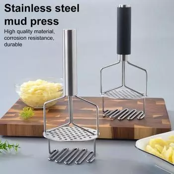 Двойной слой картофельного пюре Ручной картофельный пресс Волнистый пресс-измельчитель Кухонные принадлежности для картофельного пюре Овощи Фрукты