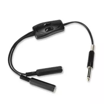 Двойной соединительный кабель питания для татуировки с зажимом 1 в 2 адаптера для кабеля-переходника для тату-машинки, аксессуары для татуировки чёрный