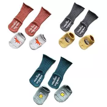 Двойные бахилы для новорожденных MK Boys Joy World (3 Типы), корейские детские товары