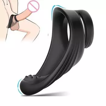 Двойные кольца для взведения пар, мужской мастурбатор для мужчин, кольцо для пениса, эротический секс-продукт, магазин игрушек для мужчин, массаж без вибратора