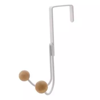 Двойные крючки для вешалок над дверью с перфорацией для подвешивания шляп, сумок, держателей для галстуков, шарфов, ключей, вешалок для пальто, полотенец