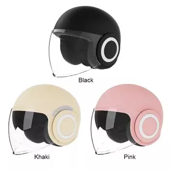 Двойные линзы мотоциклетный шлем анти-УФ антибликовый мужской скутер мото мотокросс шлемы ультра-легкий для окружности головы 54-61 см розовый