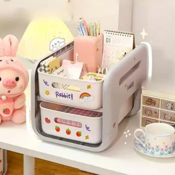 Двойные напольные полки, тележка для перемещения под столом в общежитии, органайзер для хранения закусок и косметики Short without wheel