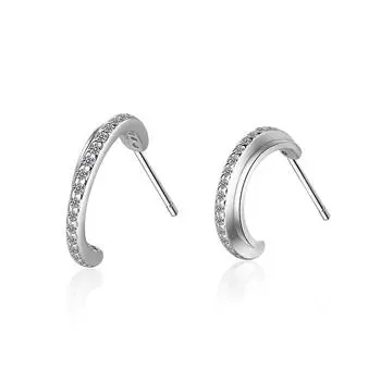 Двойные серьги-гвоздики для школы, модные сверкающие классические серьги-гвоздики из циркония для женщин, ослепительные женские элегантные аксессуары, украшения на все времена