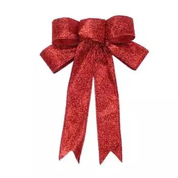 Двойные слои, блестящая рождественская елка с блестками, праздничное многоразовое украшение, легкая новогодняя вечеринка серебряный