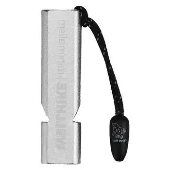 Двойные трубки EDC свистки 120 дБ аварийный свисток для выживания на открытом воздухе (черный)