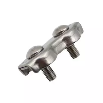 Двойные зажимы Пряжка Ручка Двойной зажим Зажим для троса Крепежная фурнитура Кабельный суппорт