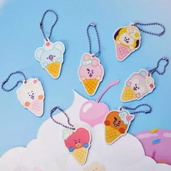 Двояковыпуклый брелок BT21 On The Cloud Edition CHIMMY