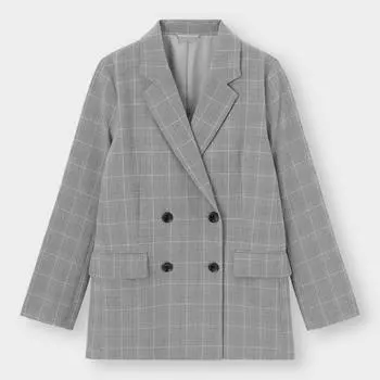 Двубортный пиджак GU в клетку Z