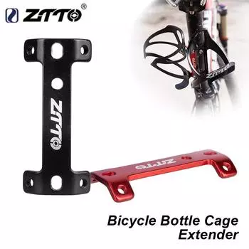 Двуглавый держатель для велосипедной бутылки из алюминиевого сплава, удлинитель для клетки для бутылки с водой на горном велосипеде, крепление красный