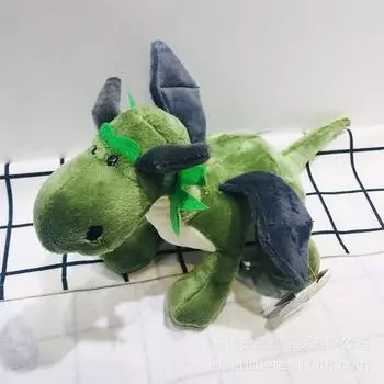 Двуглавый дракон, плюшевая игрушка, кукла-птеродактиль, тряпичная кукла-динозавр. small body length 36cm